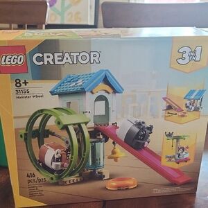 Lego Creator Blue, Green & Pink Hamster Wheel Playset